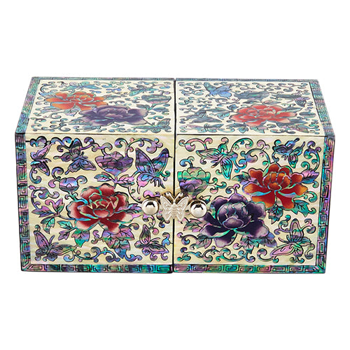 Korean Jewelry Box - Peony, Small (by Oh Myung - ho) (II)