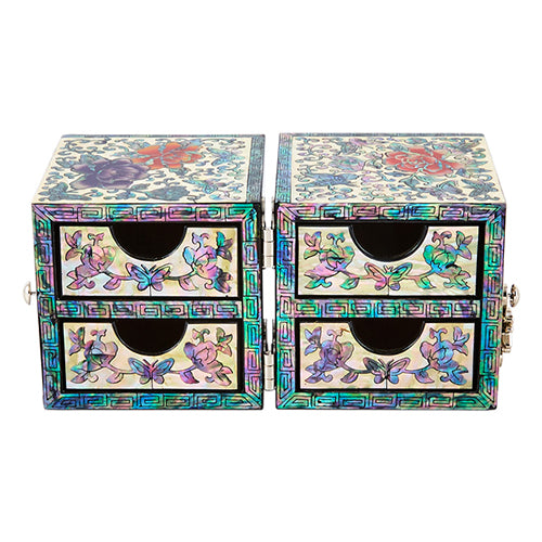 Korean Jewelry Box - Peony, Small (by Oh Myung - ho) (II)
