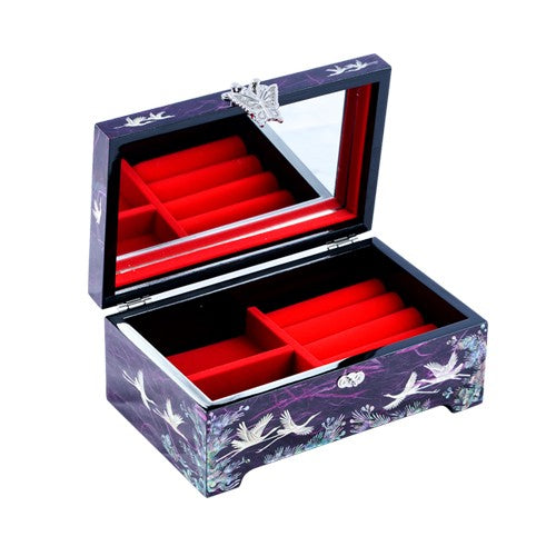 Korean Jewelry Box - Red, 1 - Tier