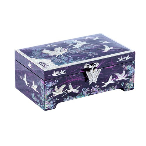 Korean Jewelry Box - Red, 1 - Tier