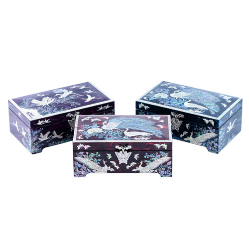 Korean Jewelry Box - Red, 1 - Tier