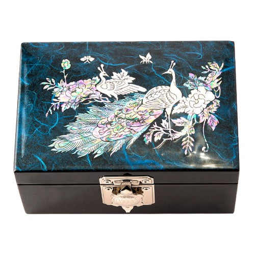 Korean Jewelry Box - Turtle, Red, 1 - Tier