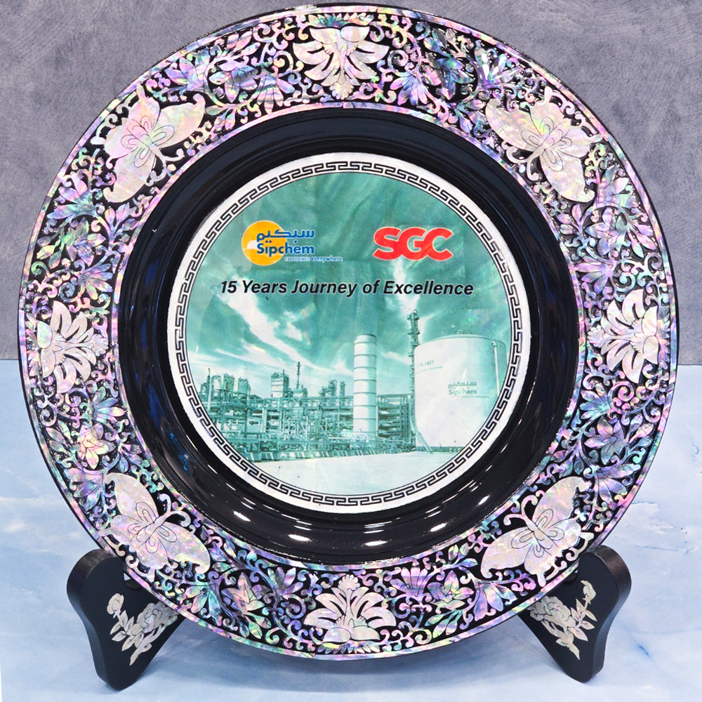 Korean Porcelain Plate - Dragon - view 4