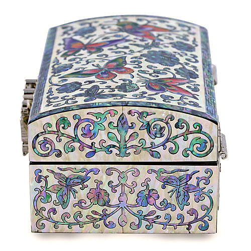 Korean Jewelry Box - Butterfly, Red, 1 - Tier (by Oh Myung - ho) - view 7