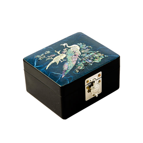 Korean Jewelry Box - Turtle, Blue - view 2