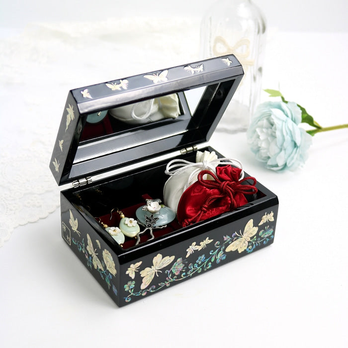 Najeon Mother-of-Pearl Jewelry Box - Peony (by Kim Young - man) (V) - view 2