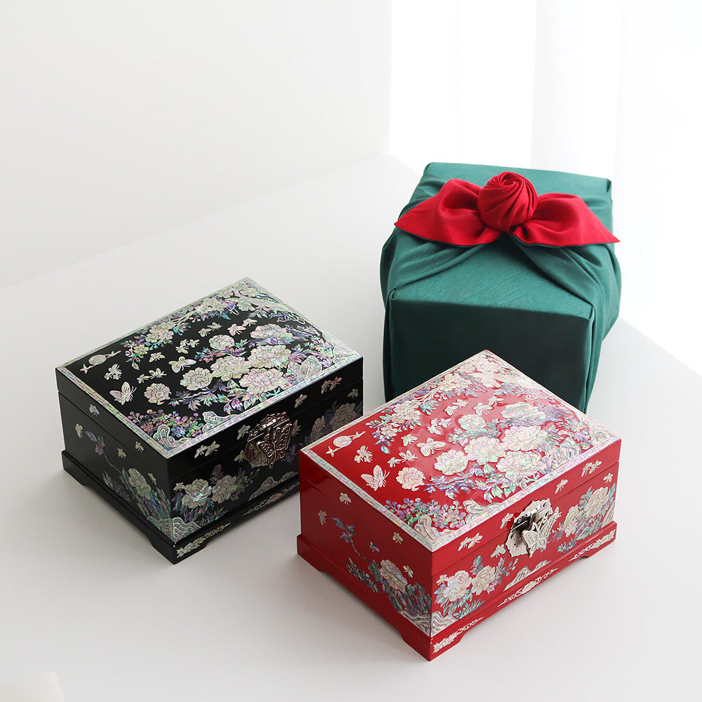 Najeon Mother-of-Pearl Jewelry Box - Peony (VIII) - view 7