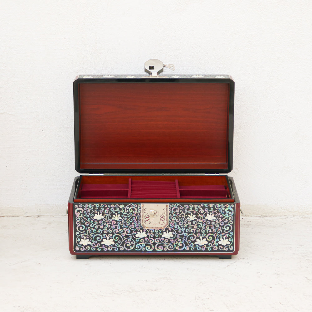Najeon Mother-of-Pearl Jewelry Box - Arabesque 40cm - view 6
