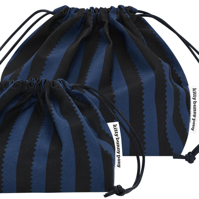 Kitty Bunny Pony Blue Notch Plump Pouch
