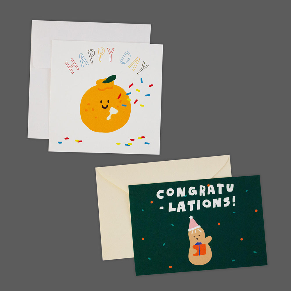 Inside Object Stationery - celebrate card - view 2