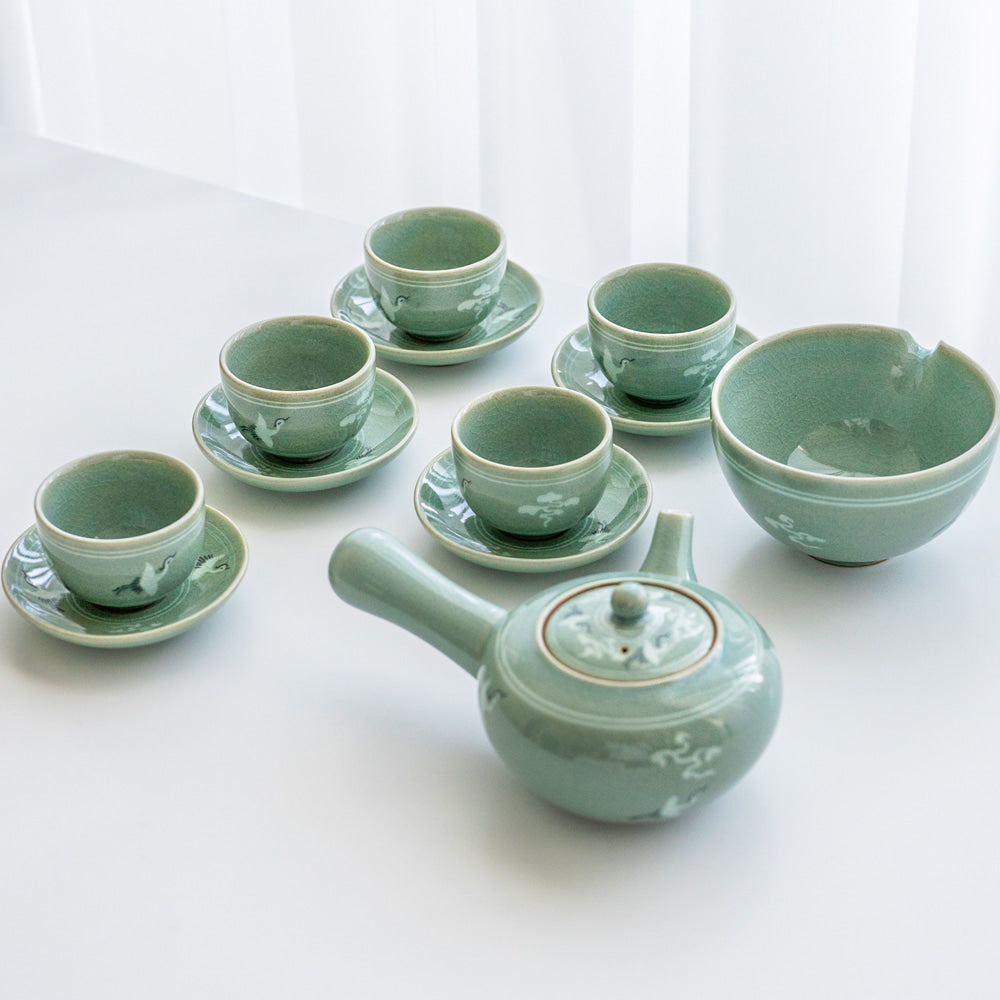 Korean Object - Crane & Cloud, Blue, Gift Set (II) - view 7