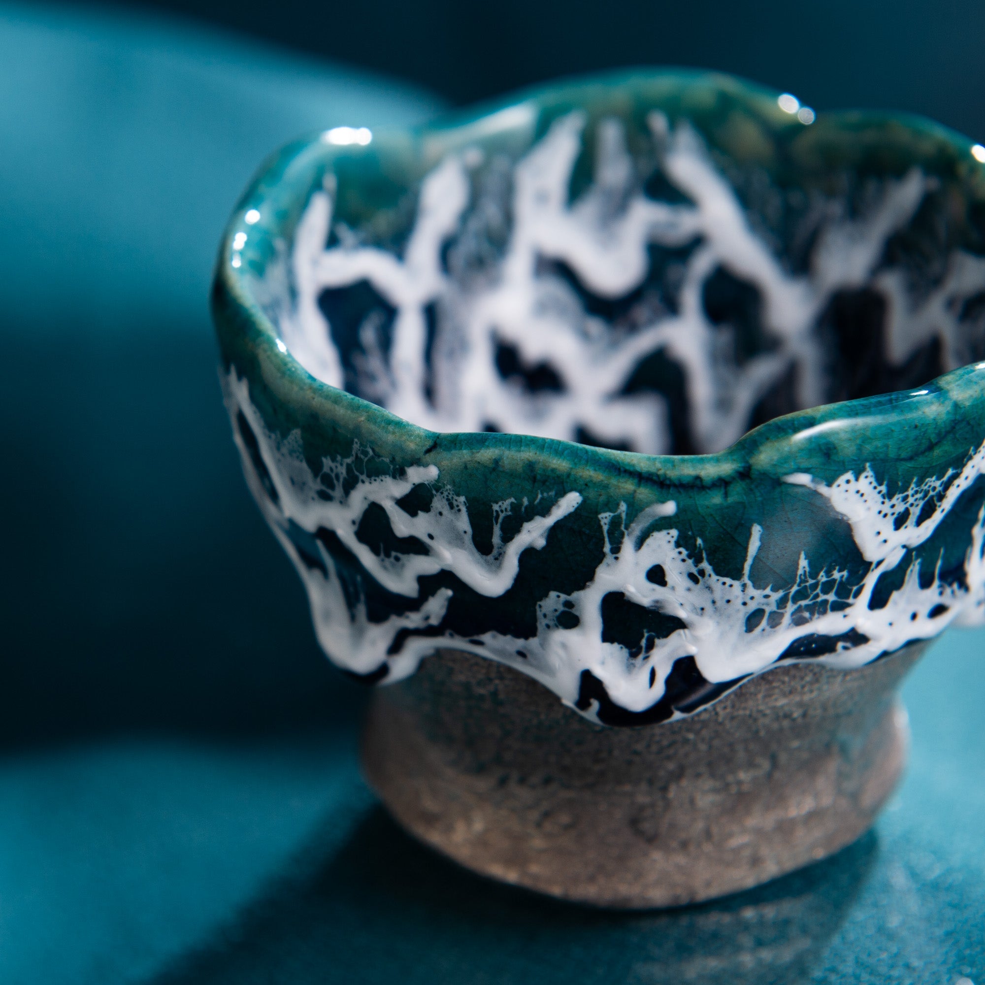 Musubi Kiln Sazameku Cascade Guinomi Sake Cup
