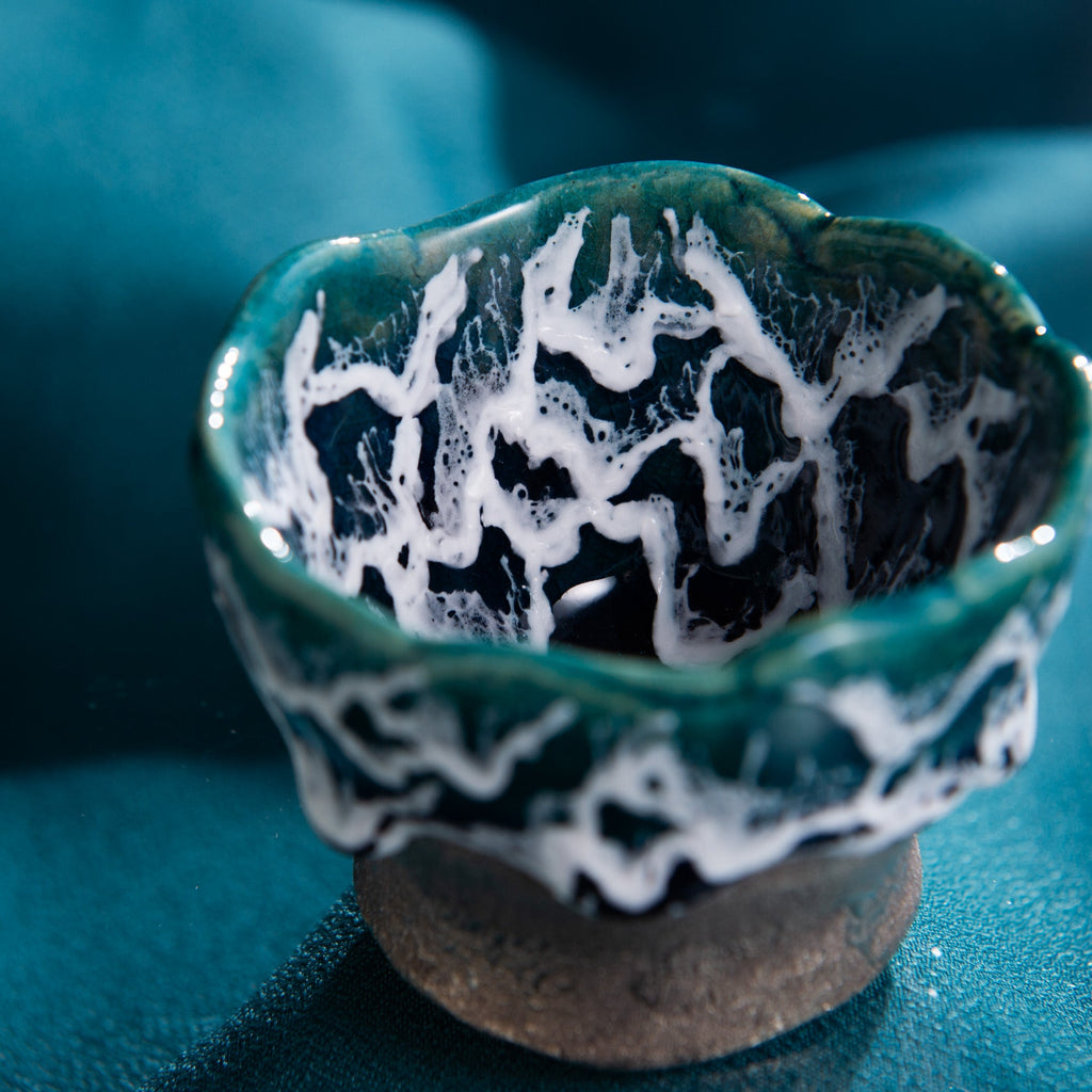 Musubi Kiln Sazameku Cascade Guinomi Sake Cup