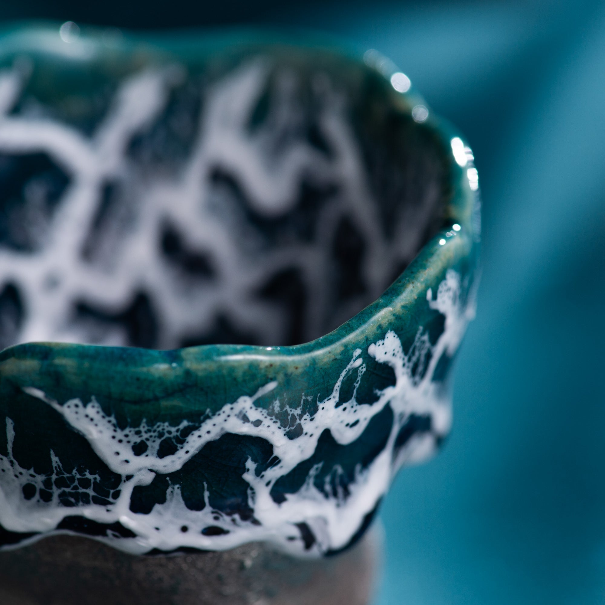 Musubi Kiln Sazameku Cascade Guinomi Sake Cup