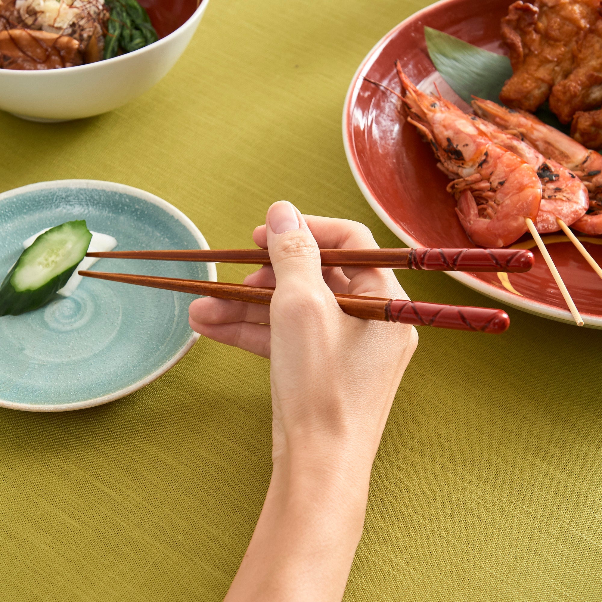 Musubi Kiln Tortoiseshell Pattern Bamboo Chopsticks