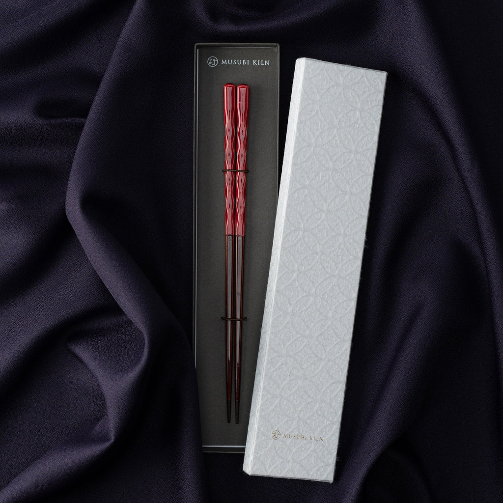 Musubi Kiln Kikko Carved Chopsticks
