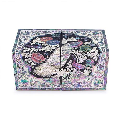 Najeon Mother-of-Pearl Jewelry Box - Black, Medium (by Oh Myung - ho)