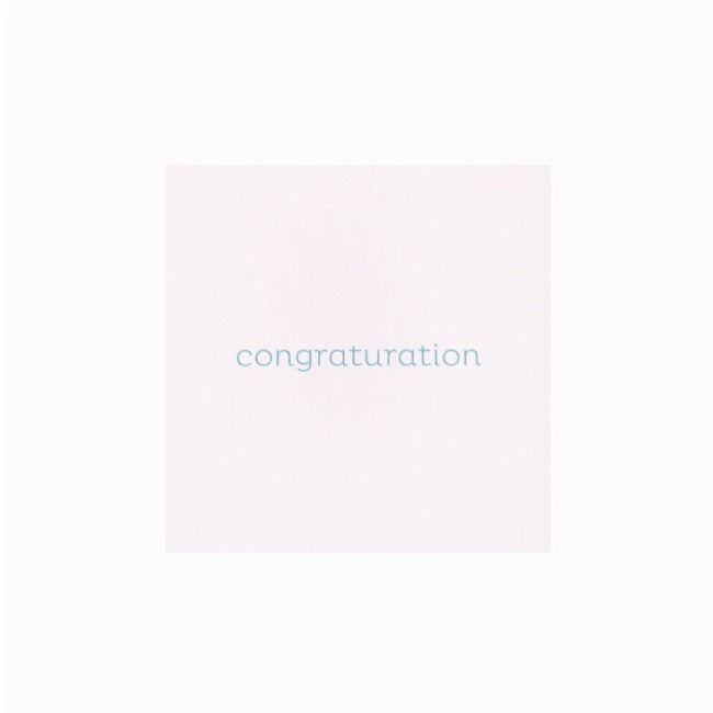 Inside Object Stationery — CONGRATULATION