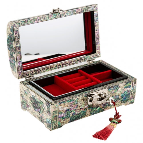 Korean Jewelry Box - Peony, 2 - Tier, Medium (by Oh Myung - ho) - view 7