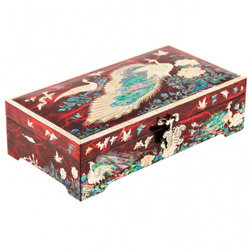 Korean Jewelry Box - Red, 1 - Tier (by Oh Myung - ho) - view 4