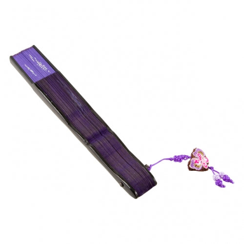 Najeon Mother-of-Pearl Folding Fan - Rose, Purple (II) - view 4