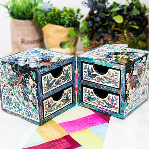 Najeon Mother-of-Pearl Jewelry Box - Crane & Pine (by Oh Myung - ho) - view 4