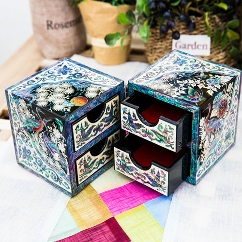 Najeon Mother-of-Pearl Jewelry Box - Crane & Pine (by Oh Myung - ho) - view 5