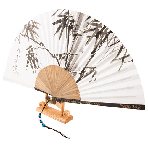 Korean Folding Fan - Jade - view 5