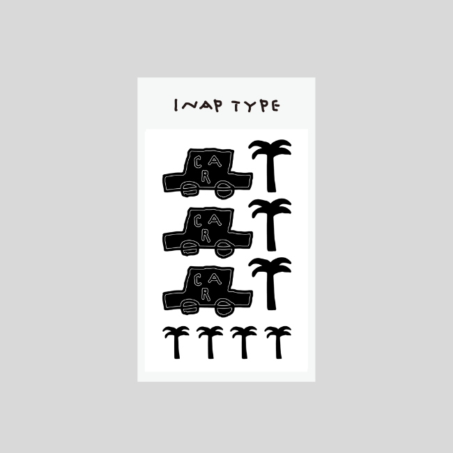 Inside Object Stationery - INAP TYPE STICKER (MEDIUM) - view 6