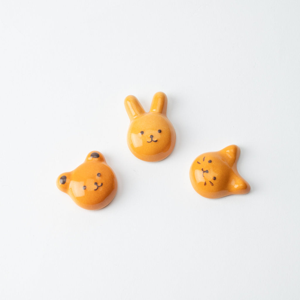 Musubi Kiln Animal-Themed Bread Chopstick Rest