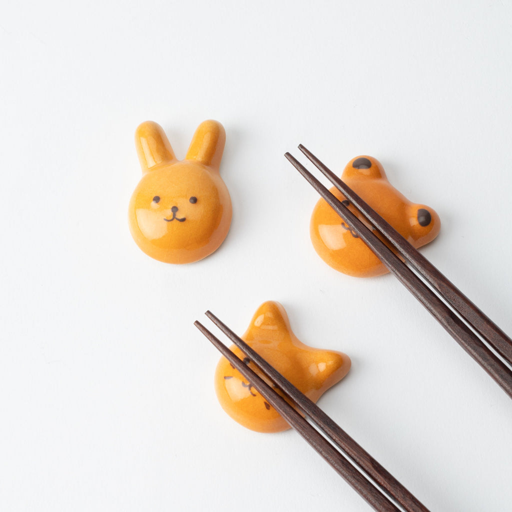 Musubi Kiln Animal-Themed Bread Chopstick Rest