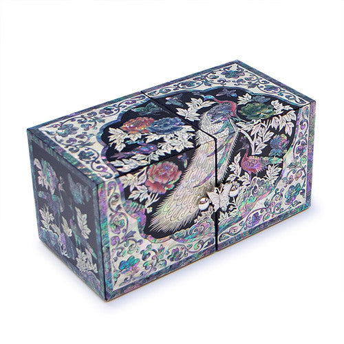 Najeon Mother-of-Pearl Jewelry Box - Black, Medium (by Oh Myung - ho) - view 4