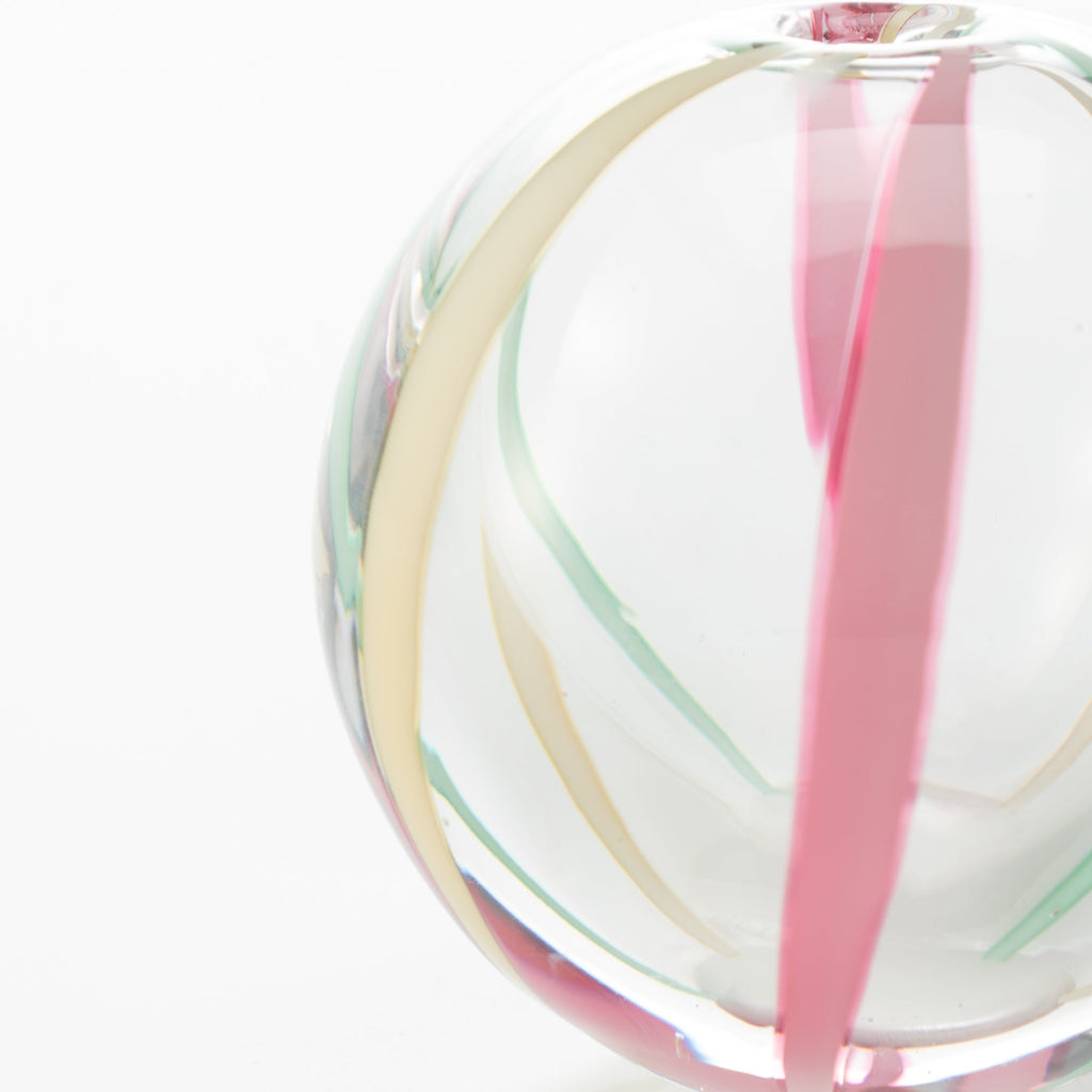 Musubi Kiln Colorful Globe Flower Vase