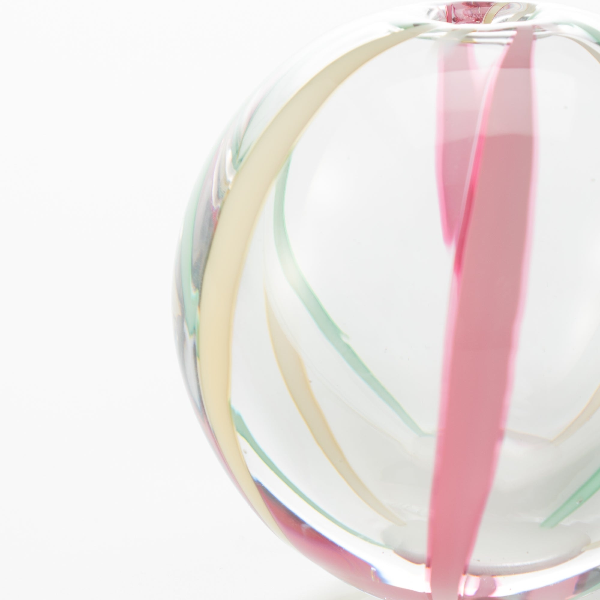 Musubi Kiln Colorful Globe Flower Vase