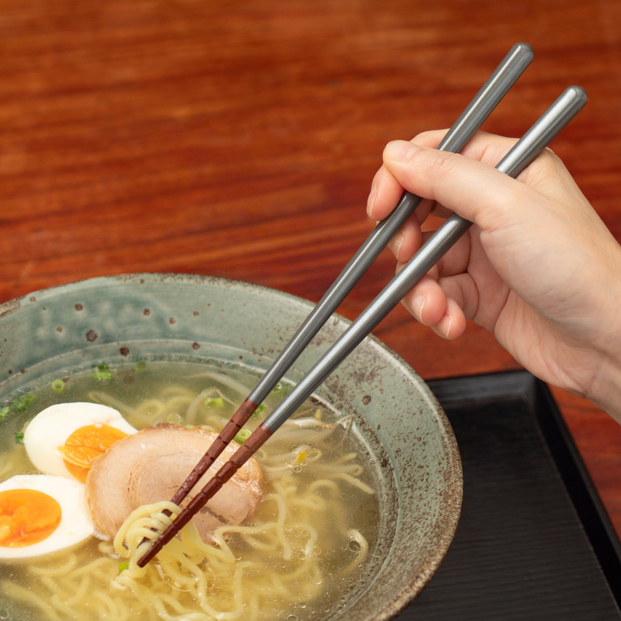 Musubi Kiln Grooved Tip Non-Slip Chopsticks