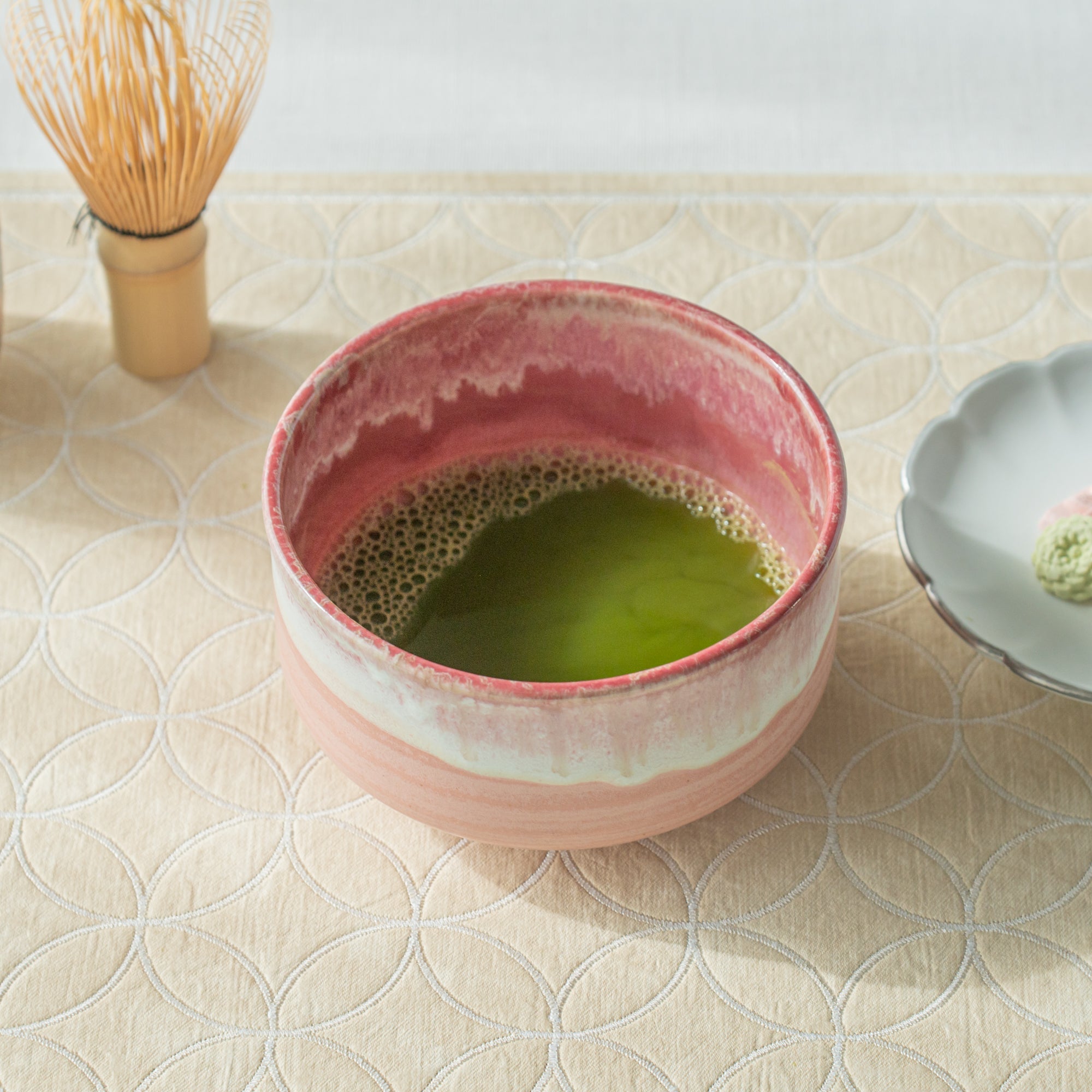 Musubi Kiln Blossom Mist Matcha Bowl