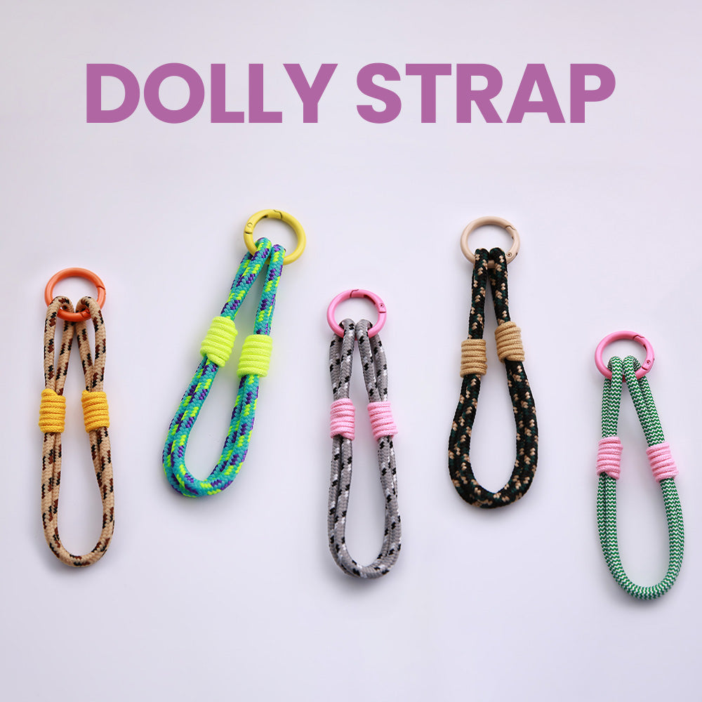 Dolly Tie Korean Rope Strap Keyring - Type B