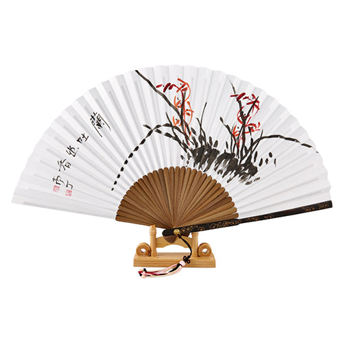 Korean Folding Fan - Jade (III)