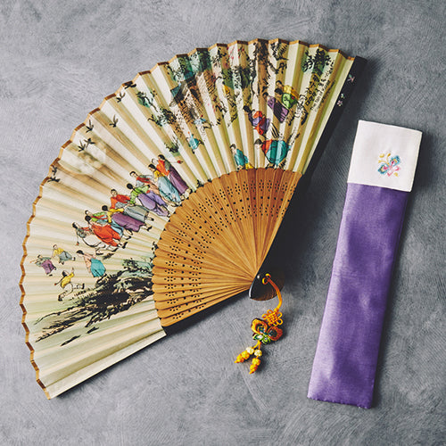 Mother-of-Pearl Folding Fan - view 5