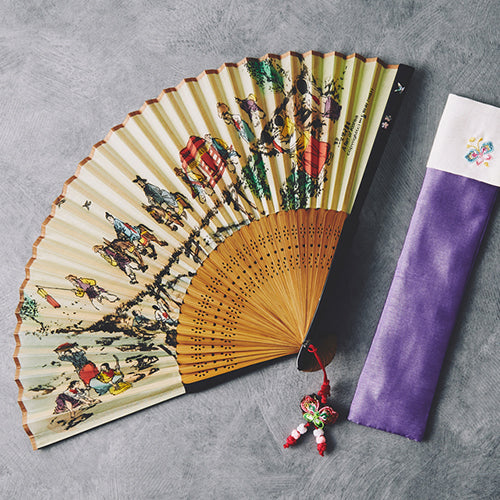 Mother-of-Pearl Folding Fan (III) - view 5