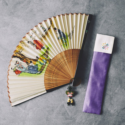 Mother-of-Pearl Folding Fan (V) - view 5