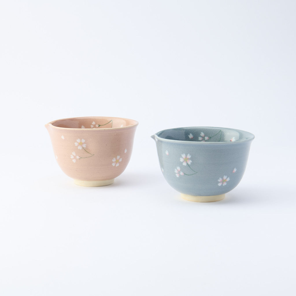 Musubi Kiln Floating Sakura Matcha Bowl