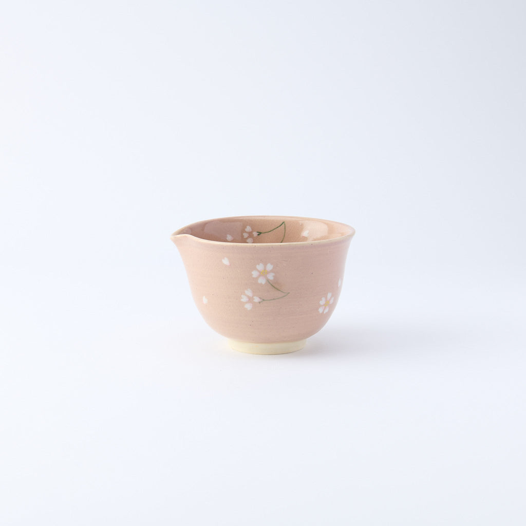 Musubi Kiln Floating Sakura Matcha Bowl