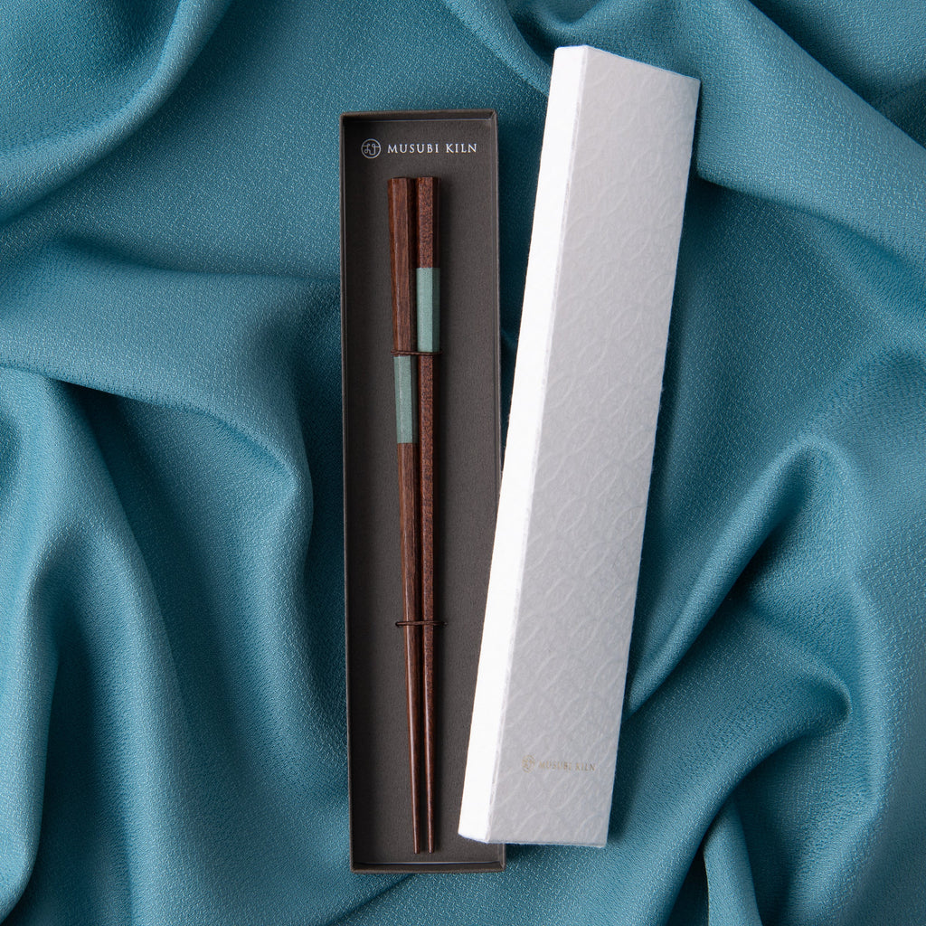 Musubi Kiln Checkered Pattern Chopsticks