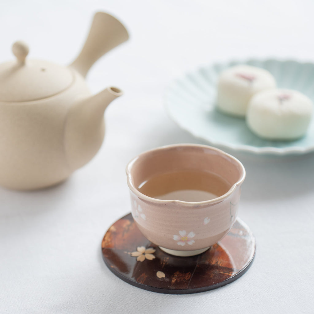 Musubi Kiln Floating Sakura Japanese Teacup