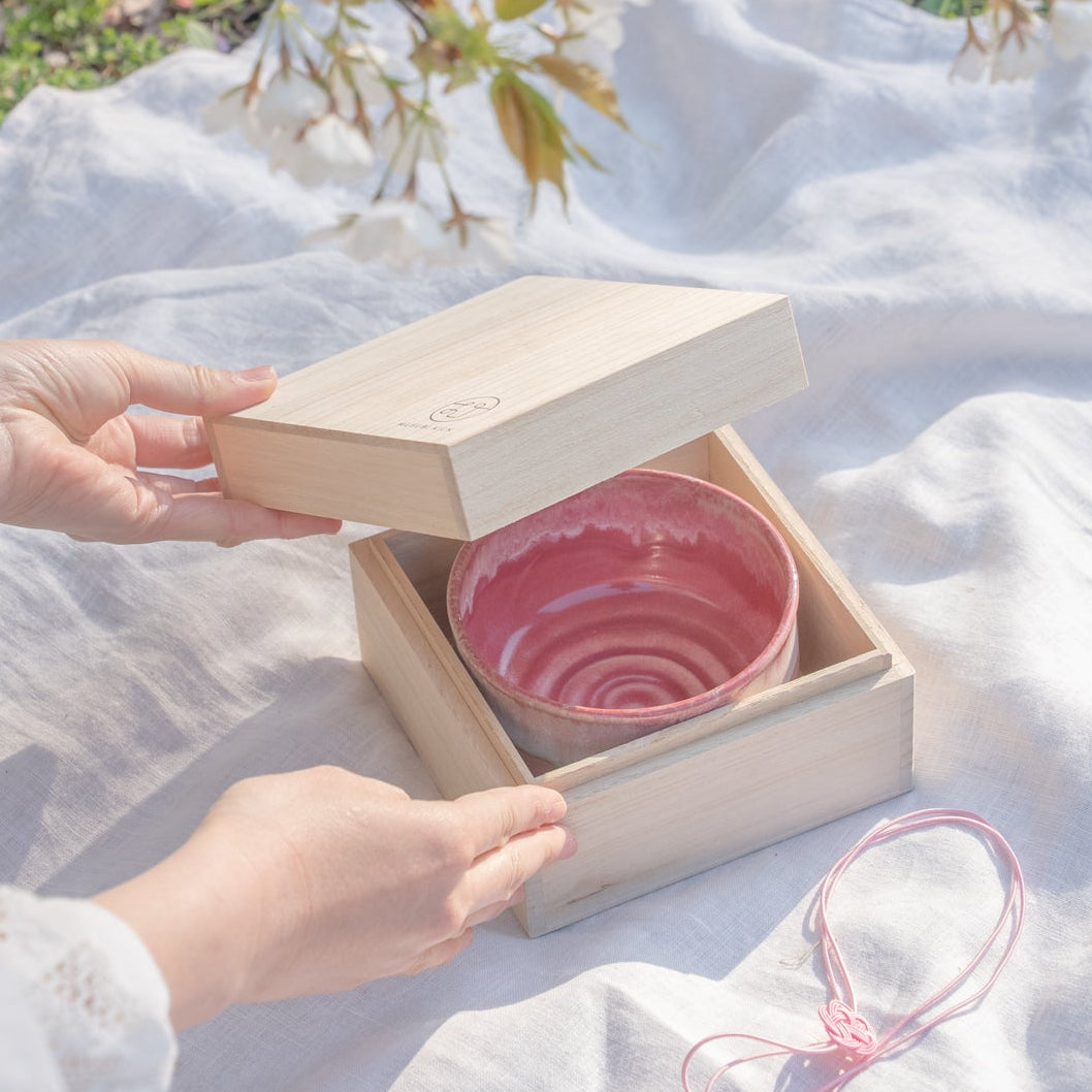 Musubi Kiln Blossom Mist Matcha Bowl