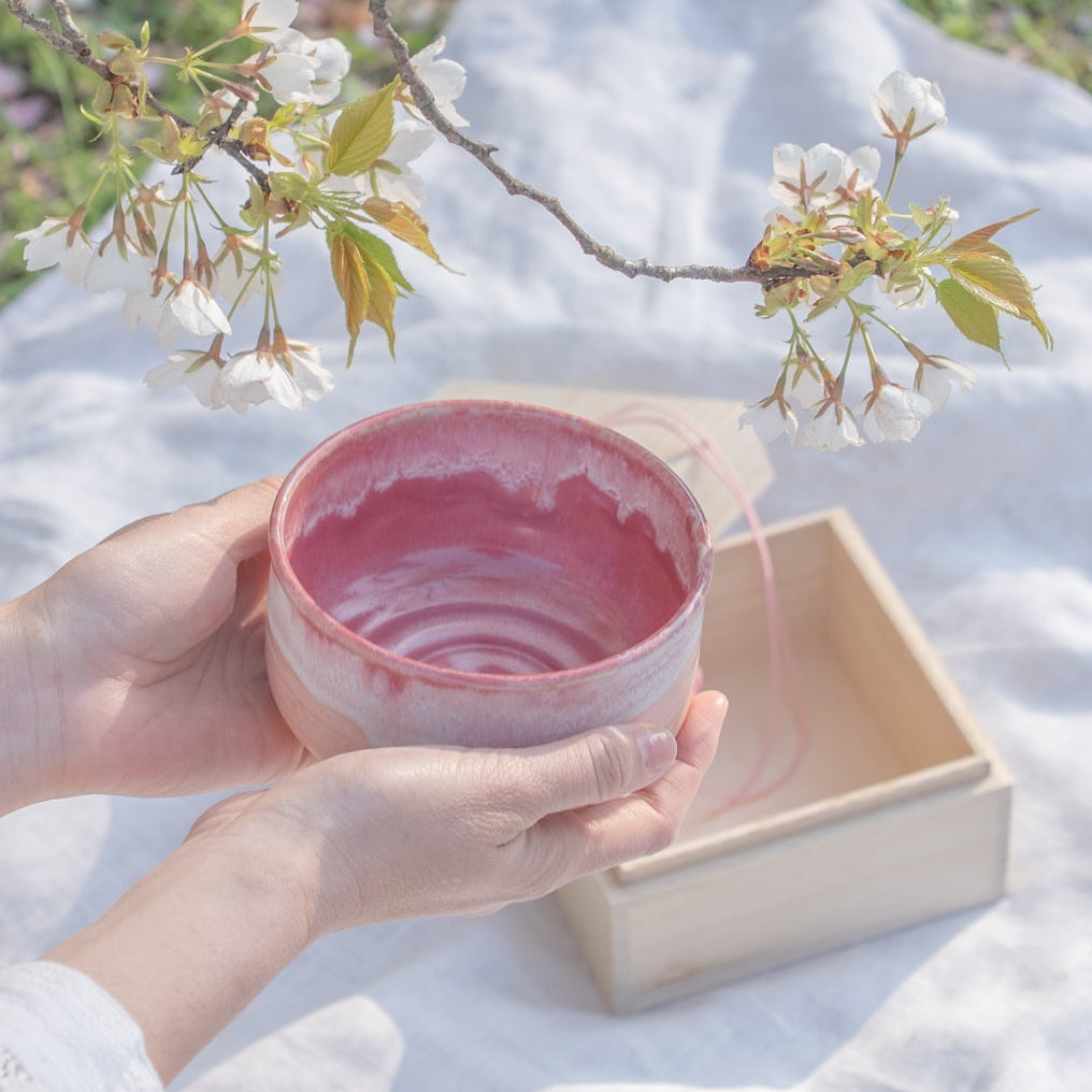 Musubi Kiln Blossom Mist Matcha Bowl