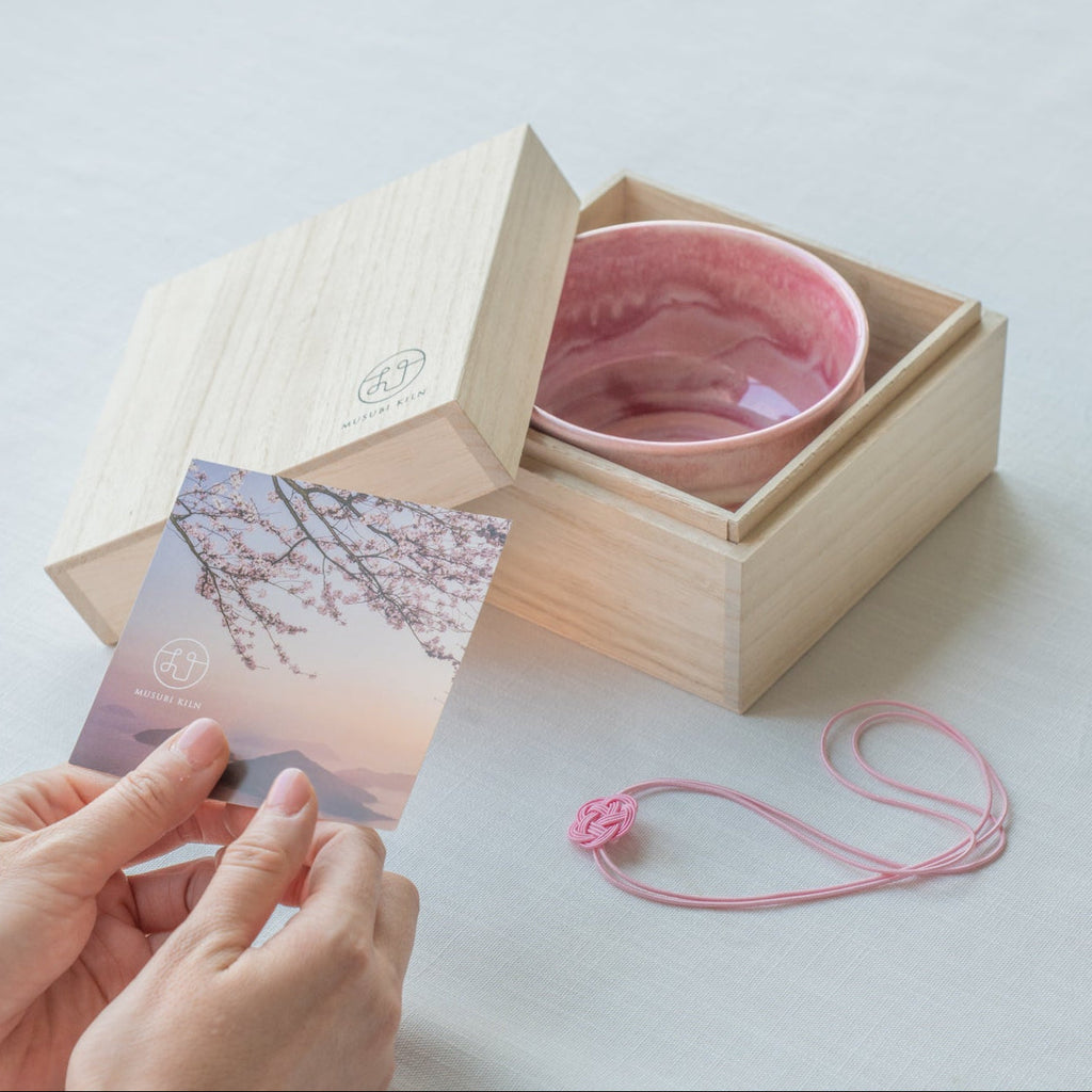 Musubi Kiln Blossom Mist Matcha Bowl