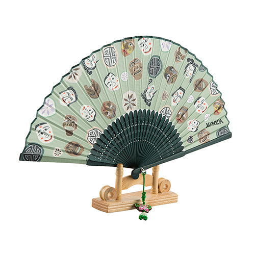 Korean Silk Folding Fan (V) - view 5