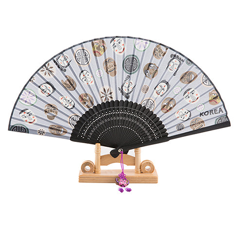 Korean Silk Folding Fan (VI) - view 4